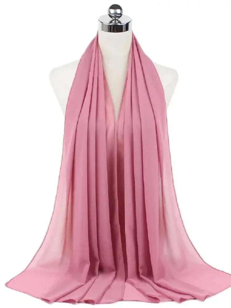 Foulard hijab mousseline prêt-à-porter 70x180 cm Naeloura — vue secondaire 62