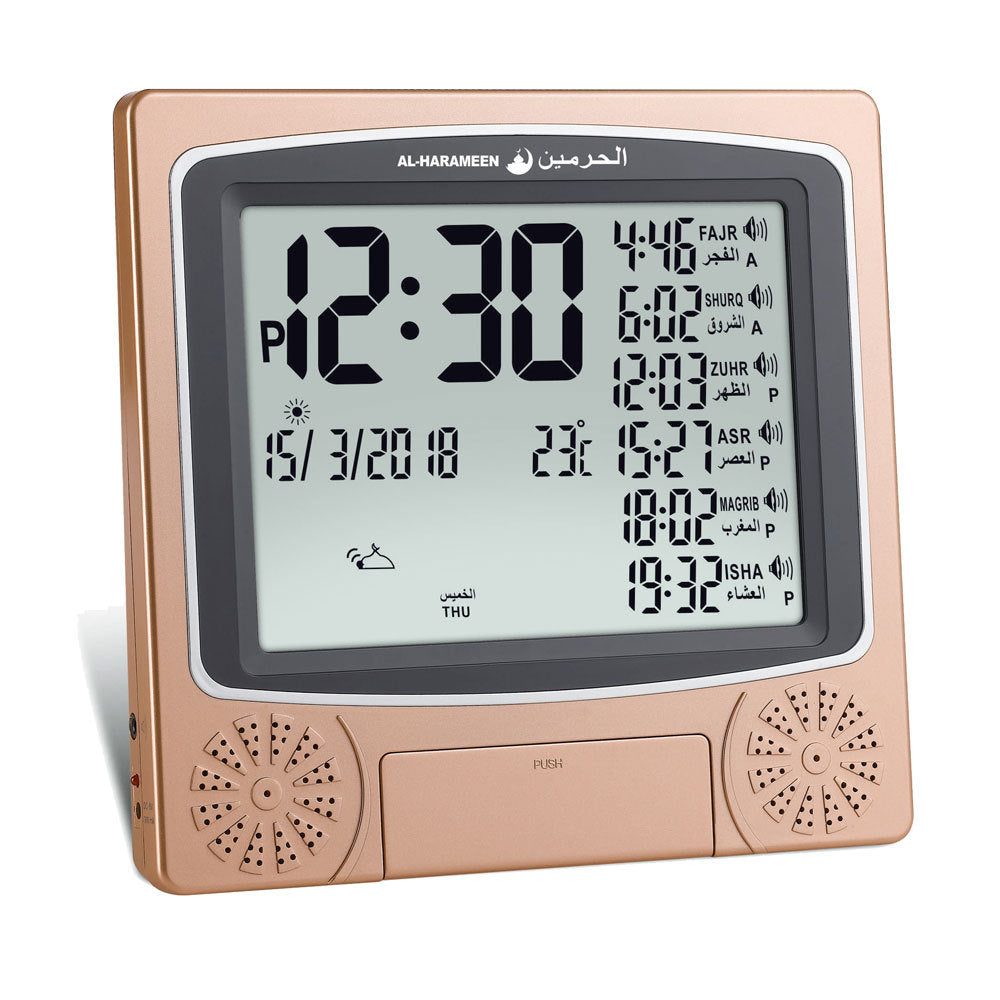 Horloge de prière de bureau Naeloura